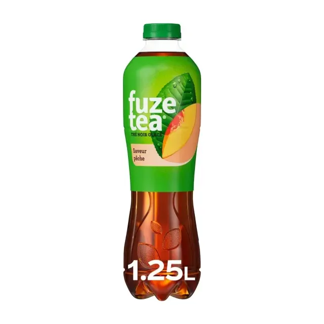 FUZE TEA BLACK PEACH 6X1.25L