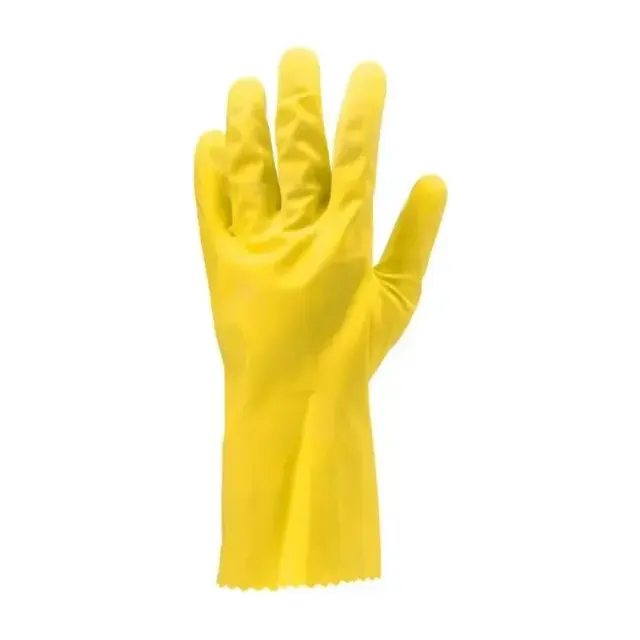 GANTS DE MENAGE LATEX JAUNE M