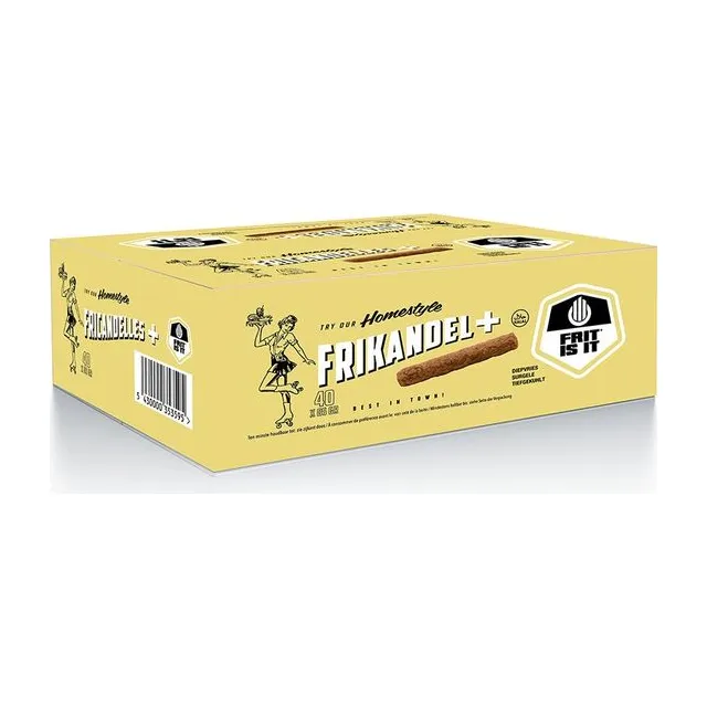 FRICANDELLE HALAL PLUS 40X85GR FRIT IS IT