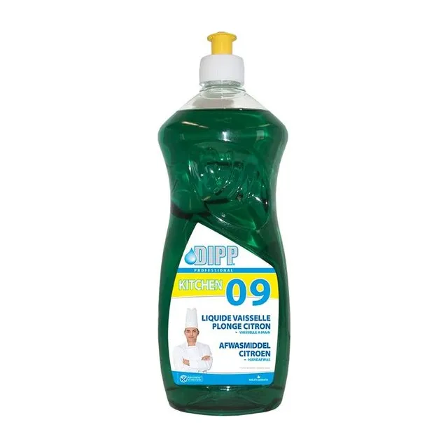 DIPP N°09 LIQUIDE VAISSELLE PLONGE CITRON 1L